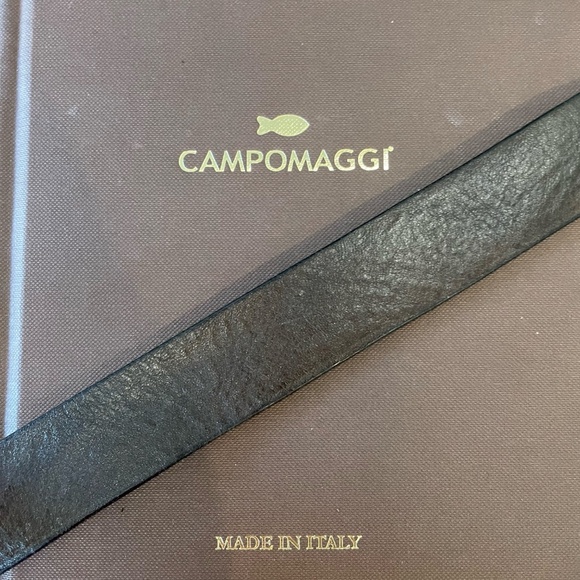 Campomaggi Belt with Oval Buckle in Grigio - Picture 2 of 2